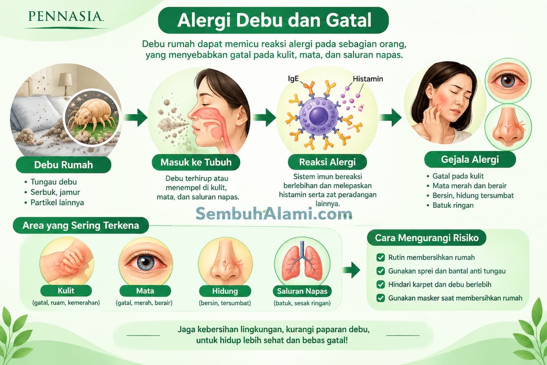 Menyembuhkan Alergi Debu dan Gatal
