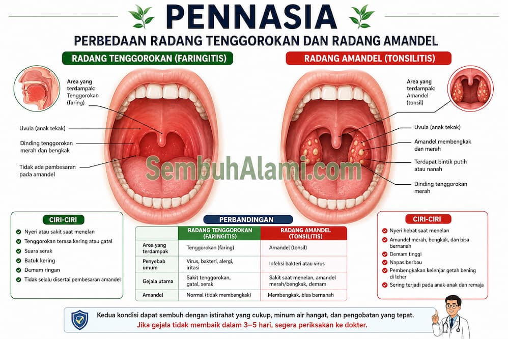 Menyembuhkan Amandel