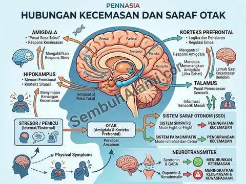 Hubungan Gangguan Anxiety dan Sistem Saraf Otak